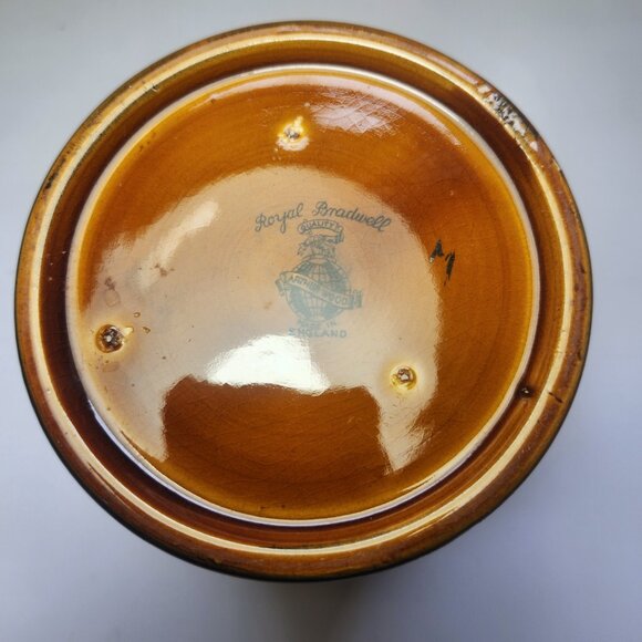 Royal Bradwell beer stein darts beer mug ceramic pint mug pub scene dart RARE - Picture 8 of 8